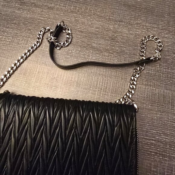Steve Madden Chain Crossbody Black NWT - Picture 6 of 7